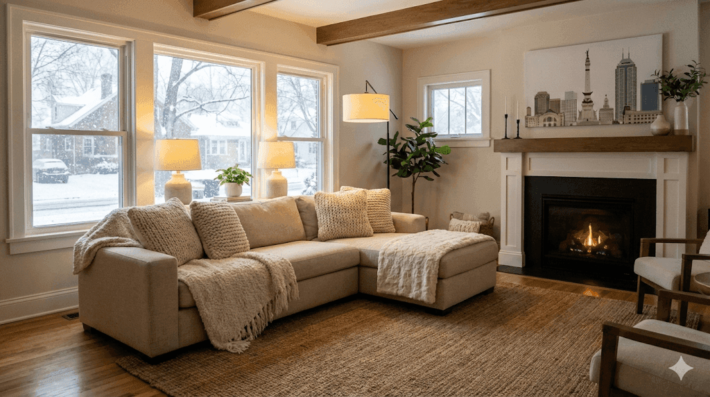 Winter Staging Tips Indianapolis Sellers Can Use to Get Better Offers