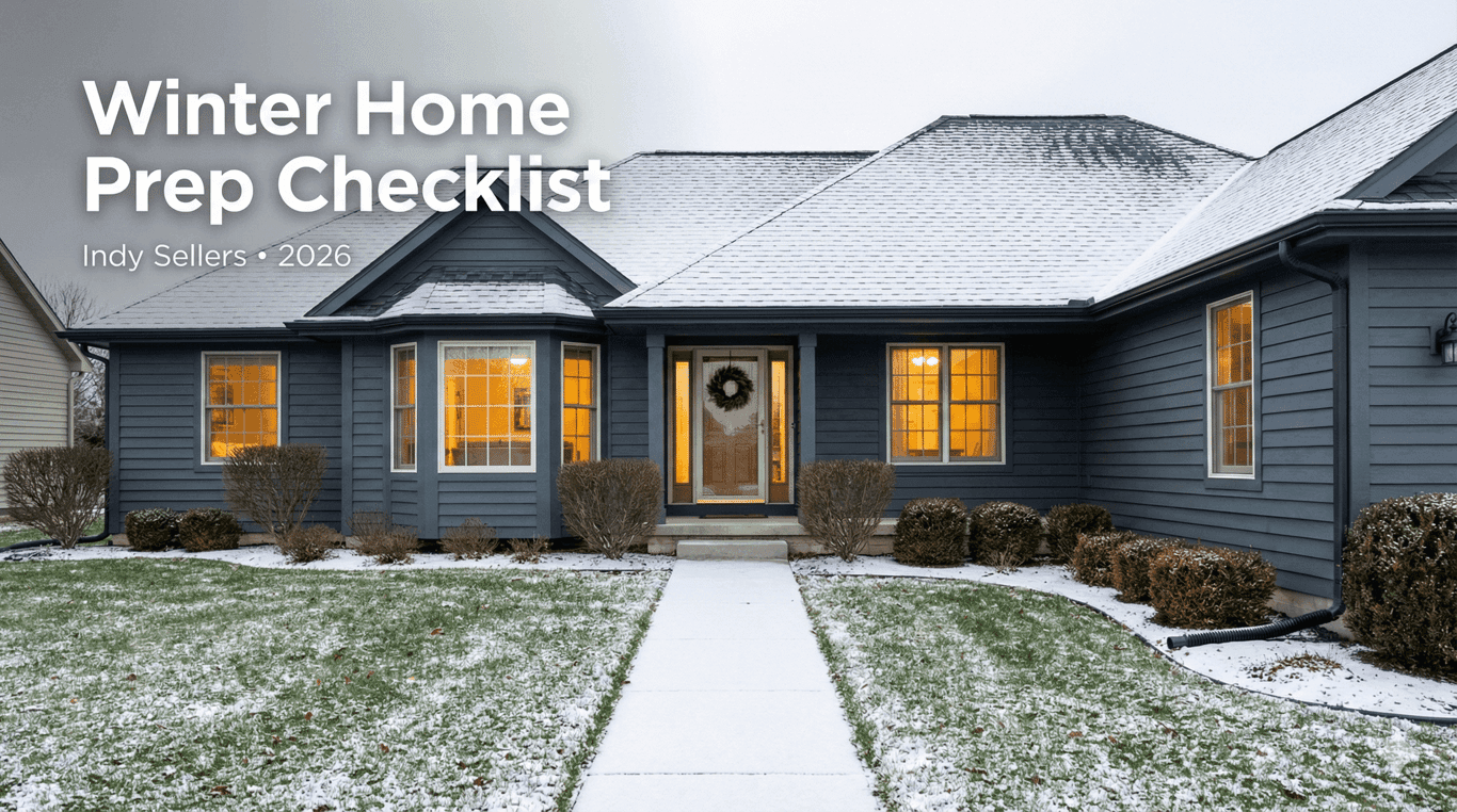 Winter Home Prep: 2026 Maintenance Checklist for Indy Sellers